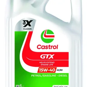 Castrol GTX 15W-40 A3\\/B3  4 Liter 15F628 Gratis Verzending