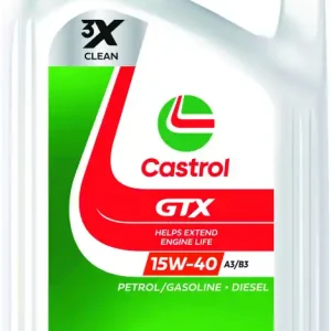 Castrol GTX 15W-40 A3\\/B3  5 Liter 15F629 Direct Beschikbaar