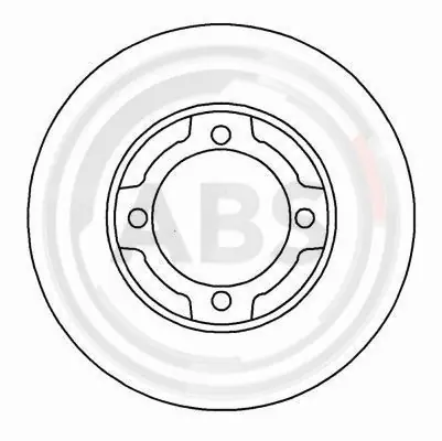 Remschijven ABS 16321 Populair