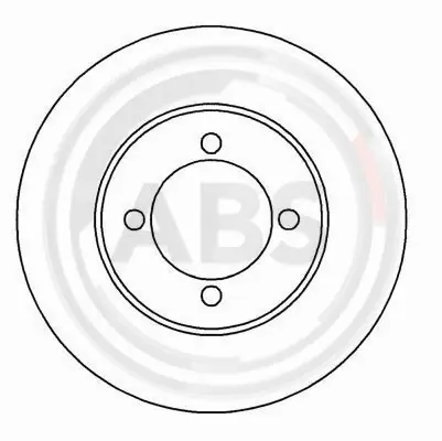 Remschijven ABS 16618 Op = Op