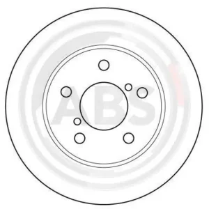 Remschijven ABS 16631 Express Levering