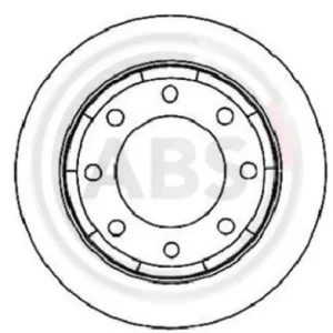 Remschijven ABS 17291 Superprijs