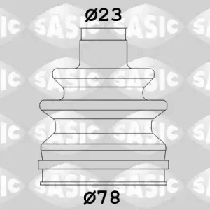 Betaalbaar Aandrijfashoes Sasic 9004502