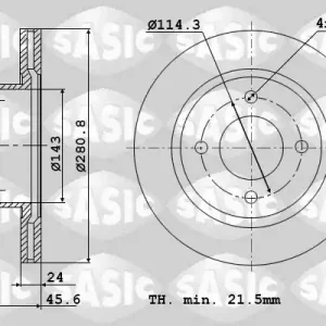 Remschijven Sasic 9004598J Tijdelijk Beschikbaar