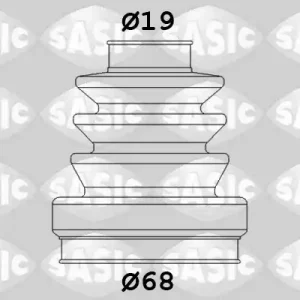 Aanbieding Aandrijfashoes Sasic 9004636