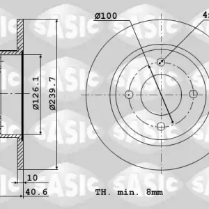 Koop Online Remschijven Sasic 9004872J