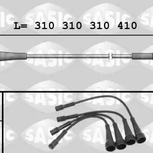 Bougiekabelset Sasic 9284003 Flitsaanbieding