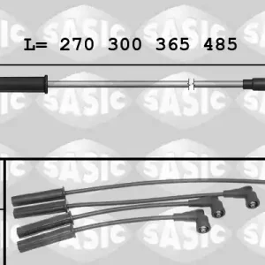 Bougiekabelset Sasic 9284005 Lage Kosten