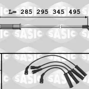 Bougiekabelset Sasic 9284006 Laatste Kans