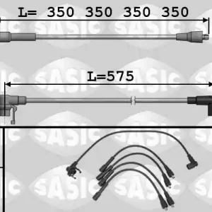 Bougiekabelset Sasic 9284009 Nu Kopen