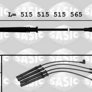 Bougiekabelset Sasic 9284012 Actieprijs