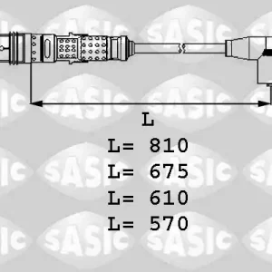 Garantie Inbegrepen Bougiekabelset Sasic 9286006