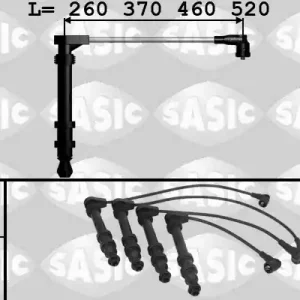 Bougiekabelset Sasic 9286009 Ambachtelijk
