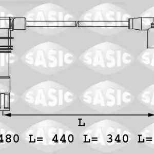 Veilige Betaling Bougiekabelset Sasic 9286013