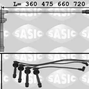 Laatste Versie Bougiekabelset Sasic 9286015