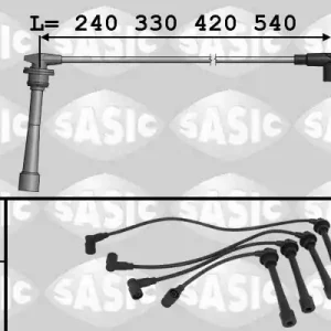 Bougiekabelset Sasic 9286018 Populair
