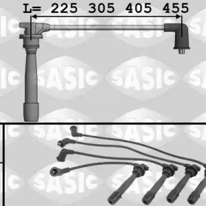 Actieprijs Bougiekabelset Sasic 9286051