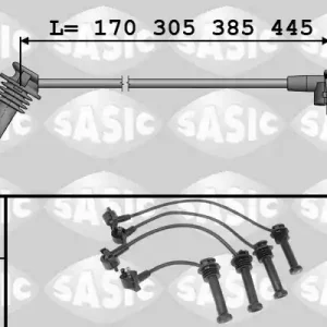 Bougiekabelset Sasic 9286054 Must-Have