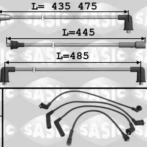 Rechtstreeks Van De Fabrikant Bougiekabelset Sasic 9286063
