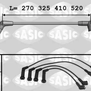 Bougiekabelset Sasic 9286077 Groothandel