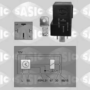 Relais Sasic 9316008 Merkproduct