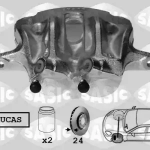 Handgemaakt Remzadel\\/remklauw Sasic SCA0070