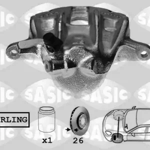 Alleen Vandaag Remzadel\\/remklauw Sasic SCA0076