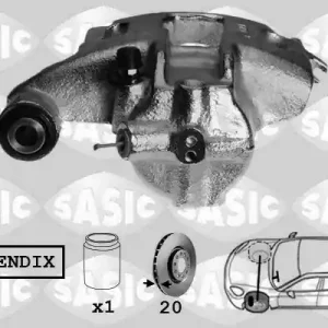 Tijdelijk Beschikbaar Remzadel\\/remklauw Sasic SCA0082