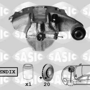 Authentiek Remzadel\\/remklauw Sasic SCA0083