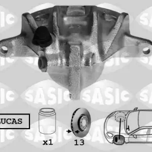 Aanbieding Remzadel\\/remklauw Sasic SCA0086