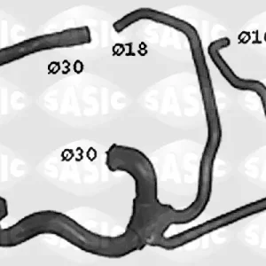 Weekendaanbieding Radiateurslang Sasic SWH0481