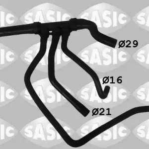 Radiateurslang Sasic SWH4329 Professioneel