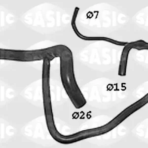 Radiateurslang Sasic SWH6619 Direct Beschikbaar