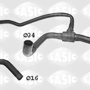 Radiateurslang Sasic SWH6662 Nieuwe Collectie