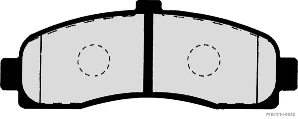Beperkte Voorraad Remblokset Herth+Buss Jakoparts J3601053