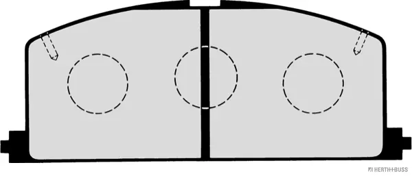 Remblokset Herth+Buss Jakoparts J3602035 Nieuw Model