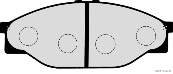 Rechtstreeks Van De Fabrikant Remblokset Herth+Buss Jakoparts J3602053