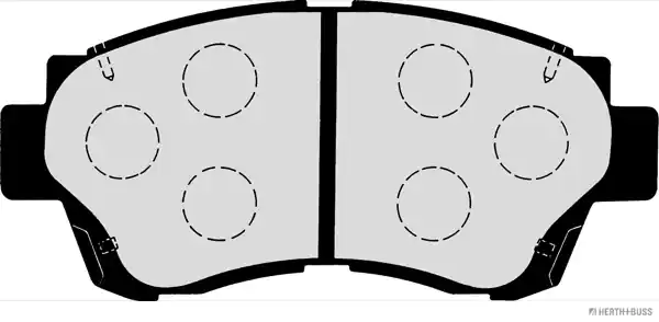 Remblokset Herth+Buss Jakoparts J3602060 Nieuw