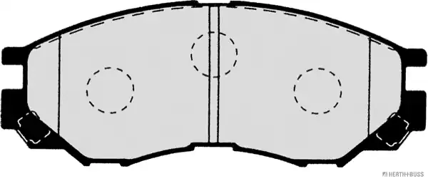 Wereldwijde Verzending Remblokset Herth+Buss Jakoparts J3605035