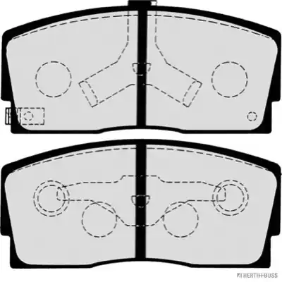 Fabrieksprijs Remblokset Herth+Buss Jakoparts J3606006