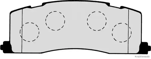 Beperkte Voorraad Remblokset Herth+Buss Jakoparts J3612011