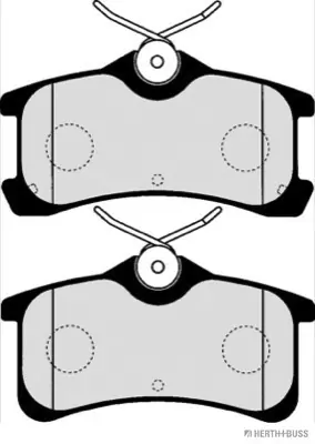 Garantie Inbegrepen Remblokset Herth+Buss Jakoparts J3612026