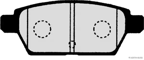 Aanbieding Remblokset Herth+Buss Jakoparts J3613021