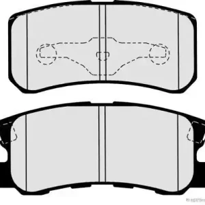 Remblokset Herth+Buss Jakoparts J3615010 Authentiek