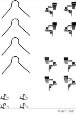 Rem montageset Herth+Buss Jakoparts J3662000 Lage Kosten