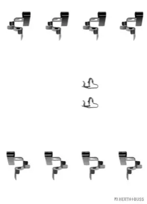 Rem montageset Herth+Buss Jakoparts J3662012 Speciale Aanbieding