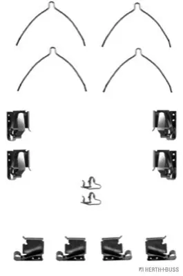 Superprijs Rem montageset Herth+Buss Jakoparts J3662022