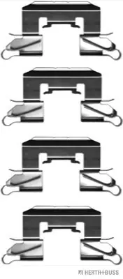 In De Mode Rem montageset Herth+Buss Jakoparts J3666005