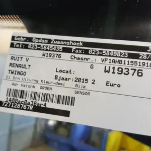 Voorruit RENAULT TWINGO III (BCM_, BCA_) Gratis Verzending