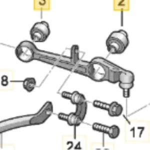 Finale Uitverkoop Draagarm wielophanging AUDI A6 (4F2, C6)